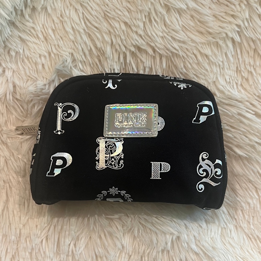 Victoria's Secret Black Bag with Holographic Logo